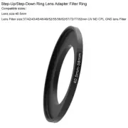 40.5-37/42/43/45/46/49/52/55/58/62/67/72/77/82mm Step-Up Ring Lens Filter Ring