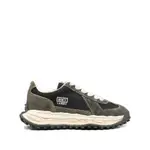 [Maison Mihara Yasuhiro] Maison Mihara Yasuhiro Larry Logo-patch Suede Sneakers 41 IT BLACK/GREY