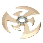 Large Gold Fidget Finger Spinner Steel Metal Hand Finger Toy Boys Kid XMAS GIFTS
