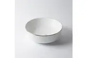 Kensington Circle Ceramic Above Counter Basin Gold Trim 415mm