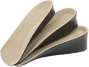 Healeved Height Increase Inserts for Women 2.5cm Pu Insoles Invisible Heel Lifts Non-slip Odorless for Sneakers Boots