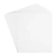EVA Foam Sheets, [for Cards] - 11x8 Inch 1.7mm Thickness / White / 12 Pcs