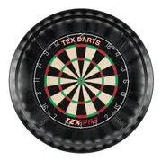 TEX Pro Dart Board + BLACK Surround + Target Corona Light + Darts