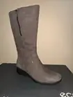 Ecco Barett Wedge Espresso Tall Boots Size 39 New