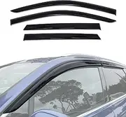 AUSGO Weathershields Compatible with Volkswagen VW Touareg 2019-Onwards, Luxury Weather Shields Window Visors Wind Deflectors Sun Rain Guard 4PCS Set
