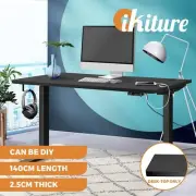 Oikiture Standing Desk Top Adjustable Electric Desk Board Computer Table Black