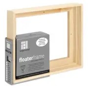 Ampersand 8x10 Maple Wood Floater Frame for Canvas and Panel Art