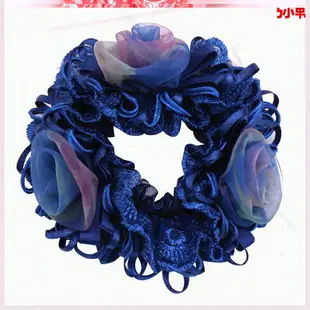 禮物媽媽頭飾盤頭中年頭花飾品大人氣質韓式馬尾頭繩皮套頭繩