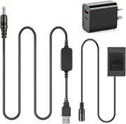 Raeisusp USB Cable EH-5 + QC3.0 USB Adapter + EP-5C DC Coupler EN-EL20 Dummy Battery for Nikon 1J1 1J2 1J3 1S1 1AW1 V3 Coolpix A Coolpix P1000