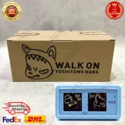 [NEW] Yoshitomo Nara Walk On Flip Table Clock TWEMCO PataPata Blue Japan F/Ship