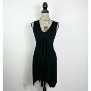 AllSaints NWT Black Jayda Jersey Mini Dress Size S