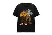 Teenage Mutant Ninja Turtles Unisex Adult Bebop & Rocksteady T-Shirt (Black) - UTTV16849
