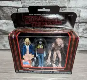 Funko Reaction Stranger Things 3 Pack Rare 2017 Convention Exclusive Figure Set
