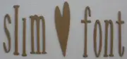 2" - SLIM FONT - Narrow Lowercase Alphabet Letters Chipboard Die Cuts - 54 Pc