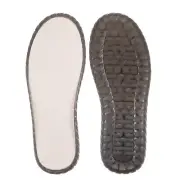 1pair Shoes Outer Soles Pad US Size 8.5 Mesh Mat Woven Protector Bottom Grey