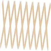 Baluue 200pcs Wood Nail Sticks Professional Manicure Tools Multi Tool Cuticle Pusher Grooming Set