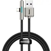 Iridescent Lamp HW Flash Charge Mobile Game USB for Type-C 40W, Length??0.5m(Black)
