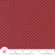 Moda FLOWER FARM 3015 18 Red Polka Dots BUNNY HILL Quilt Fabric
