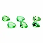 Enticing 0.89ct Pear Cut Green Color Natural Tsavorite Garnet Mined at Tanzania