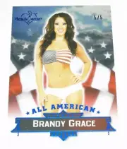 2015 Benchwarmer BRANDY GRACE Signature #22 ALL AMERICAN Blue/5 Playboy FOKKERS
