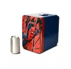 Marvel 18728 Spiderman Blue Red 6 Can Mini Fridge Thermoelectric Cooler 4 Litre