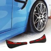 For BMW M3 F80 F82 F83 M4 Real Carbon Fiber Front Splash Guards Arch Mud Flaps
