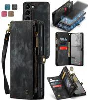 CaseMe 2-in-1 Samsung Galaxy S25 5G Detachable Case Wallet Cover S931 [Black]