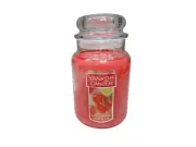 Yankee Candle Strawberry Lemon Ice Large Jar 22 oz White Label NEW