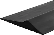 Weatherproof Universal Garage Door Bottom Threshold Seal Strip DIY Weather Stripping Replacement，Not Include Sealant/Adhesive, Black