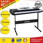 61-Key Electronic Piano Keyboard with LED Display & Music Stand for beginners
