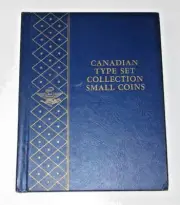 Whitman Bookshelf Album #9522 Canada Type Set, Small Coins NOS NEW (READ/SPINE)