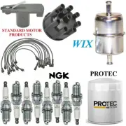 Tune Up Kit Filters Cap Wire Spark Plugs For DODGE CORONET V8 7.0L Metal 1971