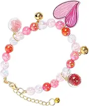 BUGUUYO Pet Collar Necklace for Cats and Dogs Kitten and Puppy Accessory Adjustable Size and Sparkling for Parties and Daily Activities