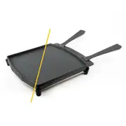 Ooni - Dual-Sided Grizzler plate with Stainless Steel Trivet - UU-P1AC00