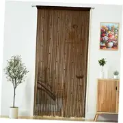 Beaded Curtain Door String Curtains for Doorways Tassels 39×79 in 1 Dark Brown