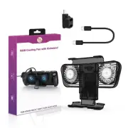 External LED Fan Cooler Holder Support Base For Steam Deck/Switch/Switch OLED G