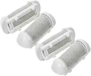 4pcs Foot Grinder Accessories Foot File Replacement Rollers Heads Replacement Feet for Bath Replacement Roller Heads Foot Callus Remover Tool Foot Skin Remover Tool