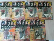 7 Vintage Star Trek Generations Action Figures 1994 Playmates New in Pkg