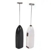 2 Pcs Handheld Milk Frother Electric Drink Mixer with Stainless Steel9828
