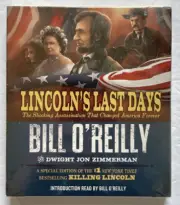 Audio Book Sealed Lincoln's Last Days by Bill O'Reilly NEW AND SEALED