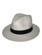 [Rigon] Phoenix Panamate Fedora Hat in Ivory