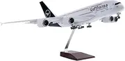 Replica Pre-Build Aircraf 1/160 Scale New Lufthansa Model Plane Airbus A380 Resin Aircraft ModelsSouvenir Decoration Aviation Collection Collection Gift Display