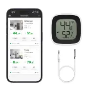 AMIR Hygrometer Thermometer, Mini Wireless Thermometer Digital Hygrometer Ind...