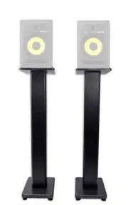 (2) Rockville 28" Studio Monitor Speaker Stands For KRK ROKIT 8 G3 Monitors