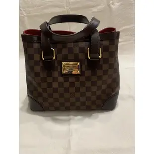 Louis Vuitton LV N51205 HAMPSTEAD PM 棋盤格紋手提包 肩背包 停產 vintage