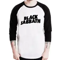 在飛比找Yahoo!奇摩拍賣優惠-Black Sabbath-Logo分袖T恤-白/黑 灰/黑