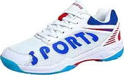 [PENXZT] Badminton Shoes Womens Mens Indoor Court Training Shoe Table Tennis Shoes Breathable Non-Slip