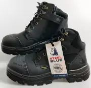 Steel Blue Work Boots - Parkes Zip | Men's 10.5 US | Safety Steel Toe