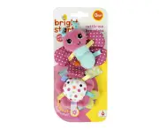 Bright Starts Rattle Me 11cm Bracelets Crinkle Soft/Plush Toys Newborn/Baby 0m+