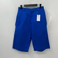 在飛比找Yahoo奇摩拍賣-7-11運費0元優惠優惠-【balenciaga】 最新款藍色膠印圖案logo短褲